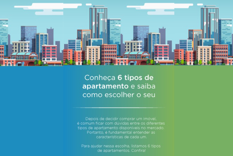 Saiba quais são os diferentes tipos de apartamentos